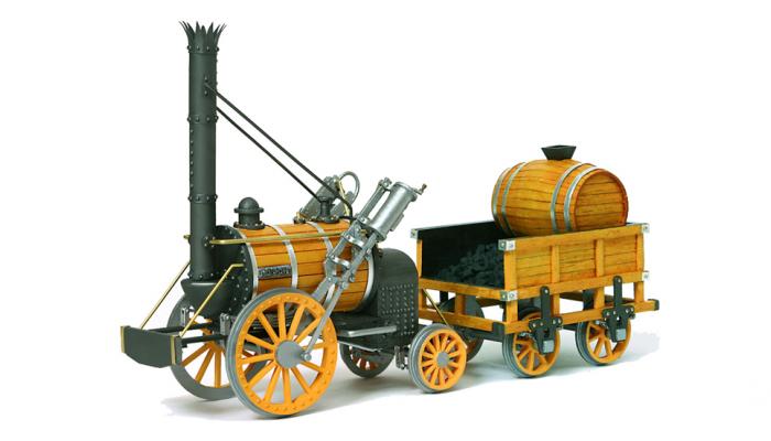 Stephenson's Rocket 1829 - fastest locomotive 30 mph