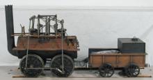 Locomotion No. 1 is the first steam locomotive